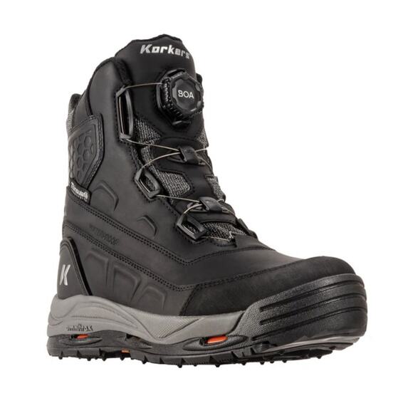 KORKERS Mens Size 13 Snowmageddon With SnowTrac Sole Black Boot (OB9601BK) - Picture 2 of 6